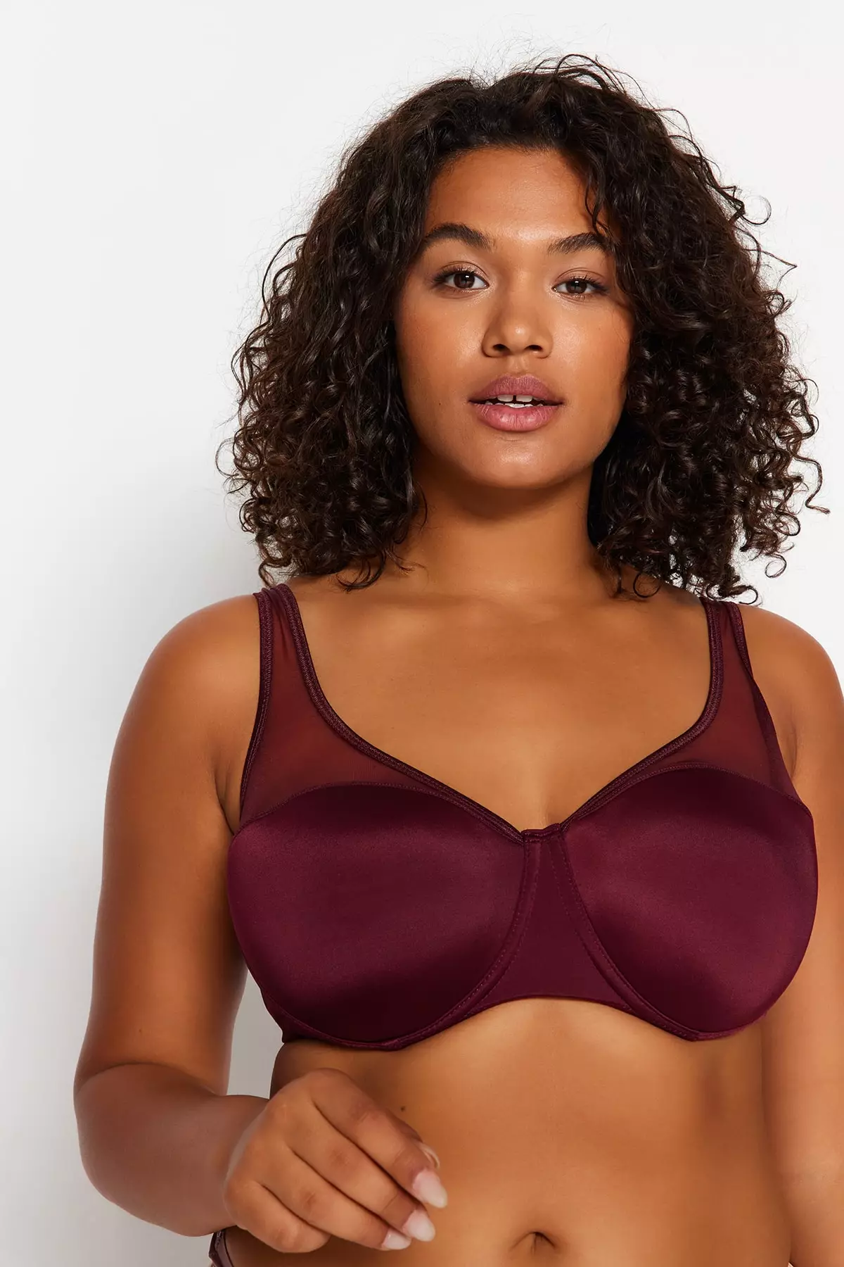 Buy Trendyol Plus Size Lace Contour Bra 2024 Online