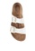 Birkenstock white Arizona Birko-Flor Patent Sandals 2B794SHA68BE84GS_4