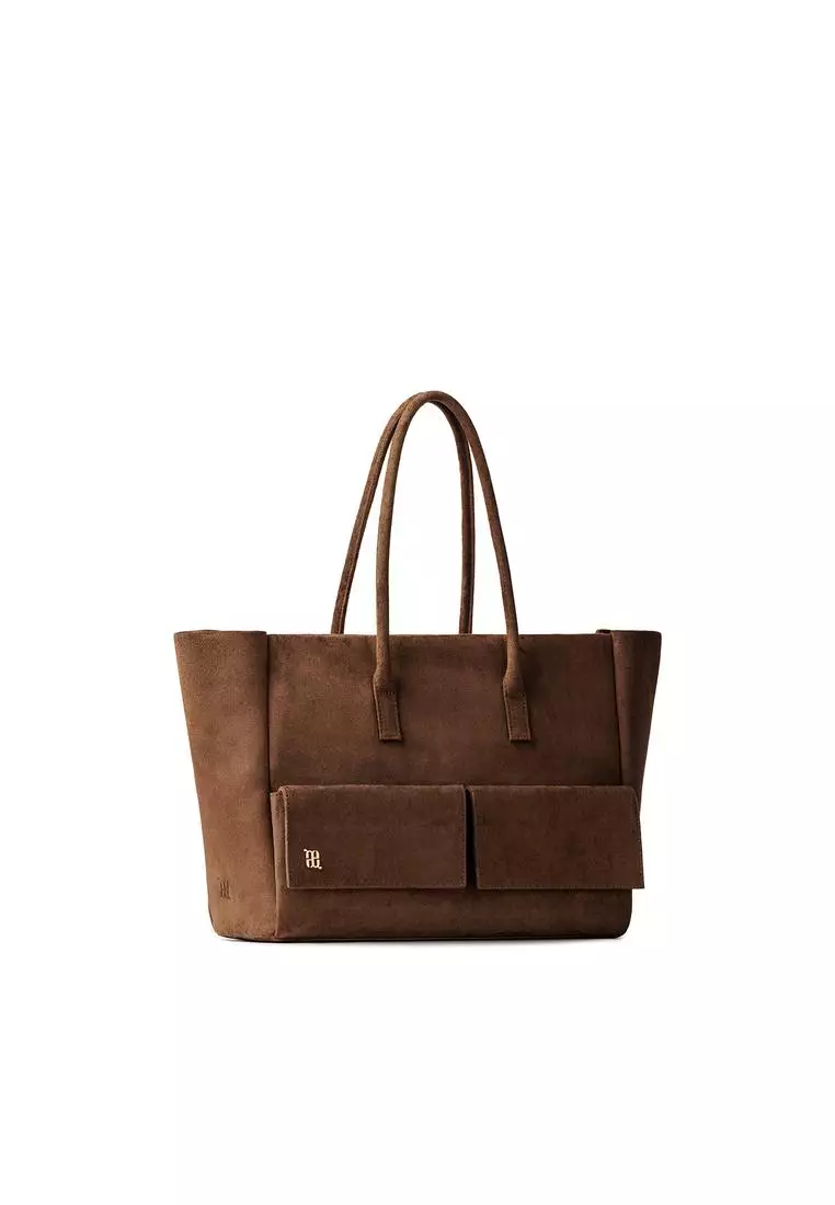 Aure Tote Suede - Hazelnut