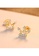 SUNRAIS gold High quality Silver S925 golden crown earrings 03E19ACC1FA43AGS_3