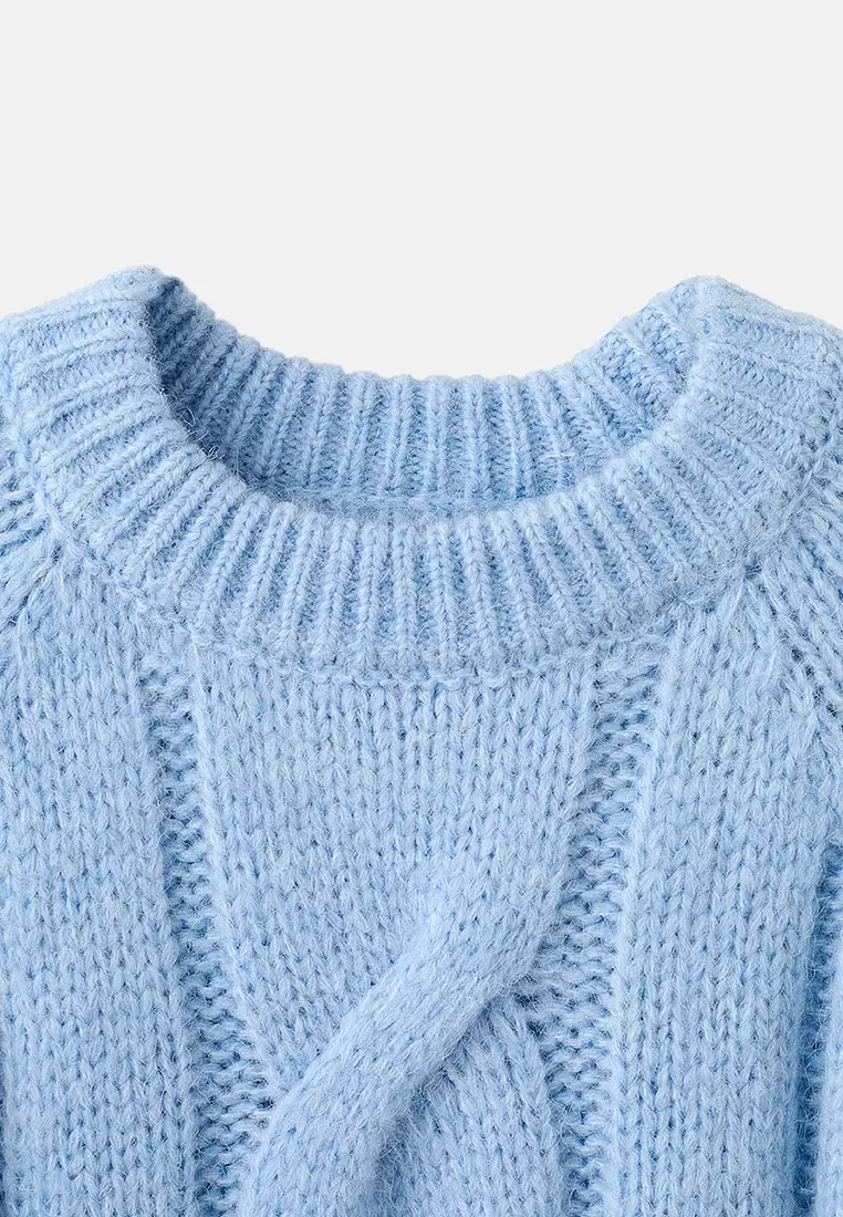 Braided Knitted Sweater