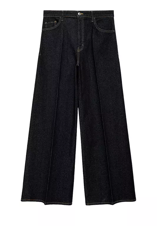 High-Waisted Wide Leg Jeans