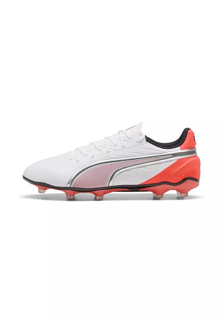 Unisex KING MATCH FG/AG Football Boots (White)