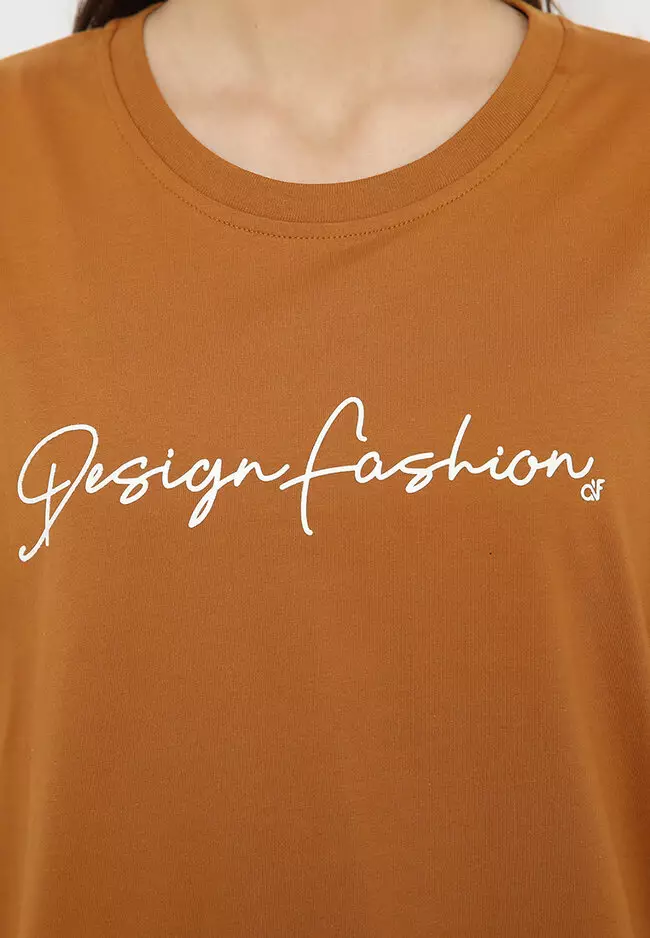 T-Shirt "Design Fashion" Flocking