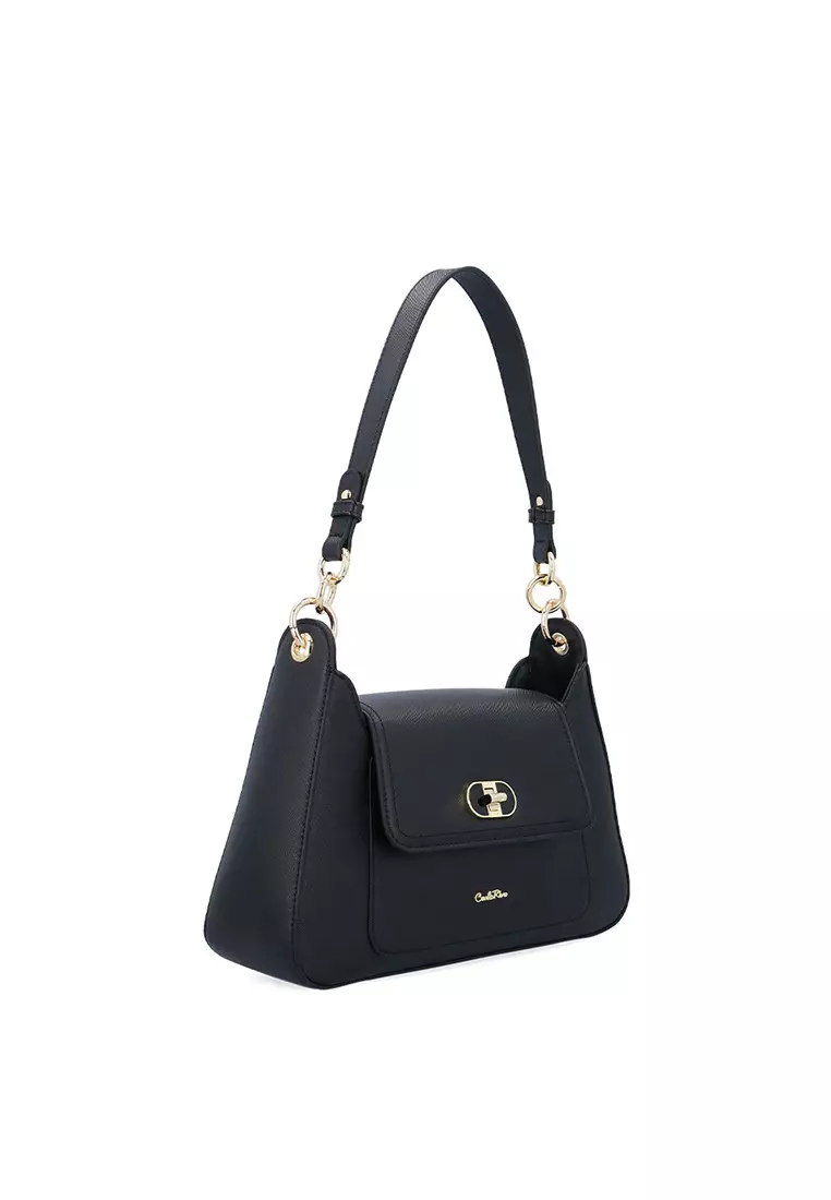 CR Duo Charm Tote Bag and Wallet - Black
