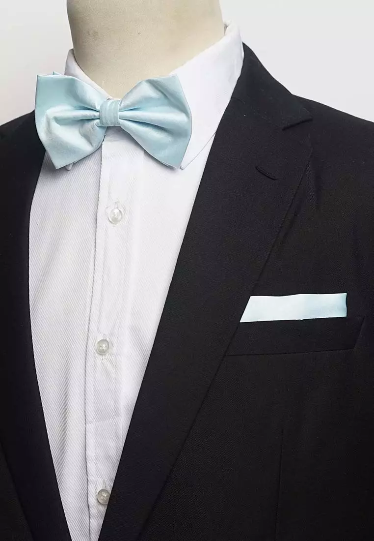 Dasi kupu Bowtie Biru Langit A01