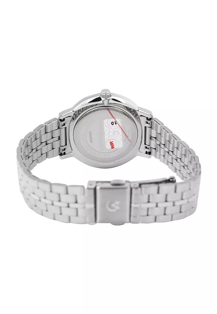 Alexandre Christie Classic Steel - Jam Tangan Analog Wanita - Silver Stainless Steel - 8692 LHBSSSLRG