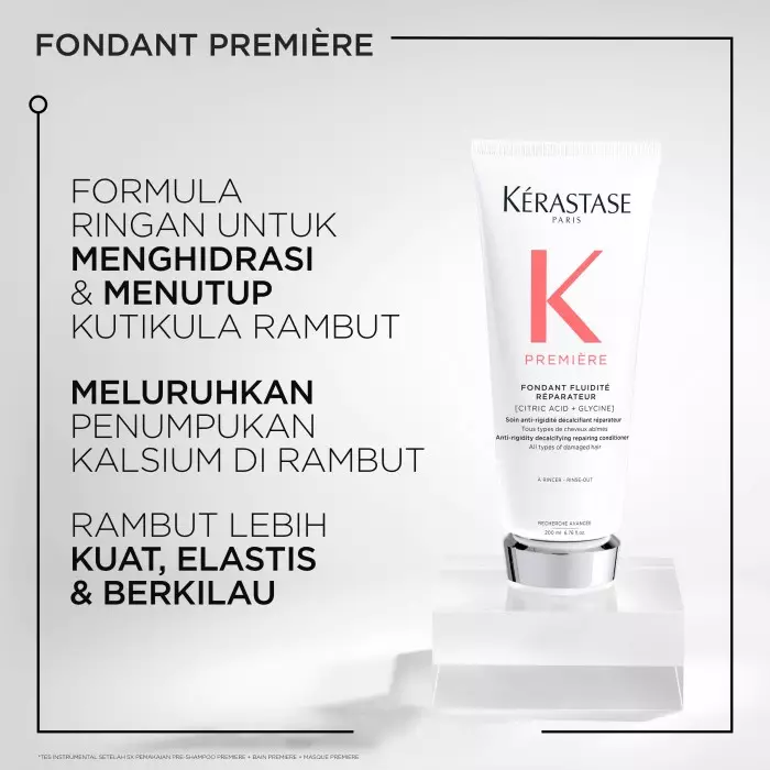 Kerastase Conditioner Rambut Rusak - Fondant Premiere 200ml Anti Damaged Hair Conditioner