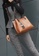 Lara brown Women's Vintage Tassel Leather Shoulder Bag - Brown 336E5ACAE1B018GS_5