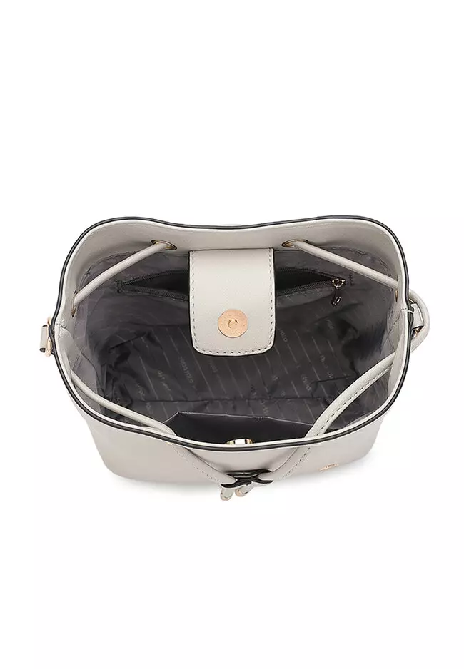 Women's Bucket Bag / Shoulder Bag / Sling Bag / Crossbody Bag (Tas Ember Wanita / Tas Bahu Wanita / Tas Selempang Wanita ) - Putih