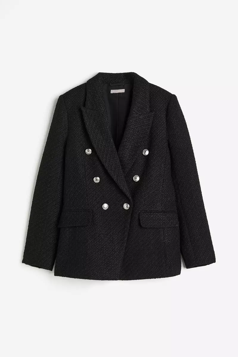 Textured weave blazer store zara
