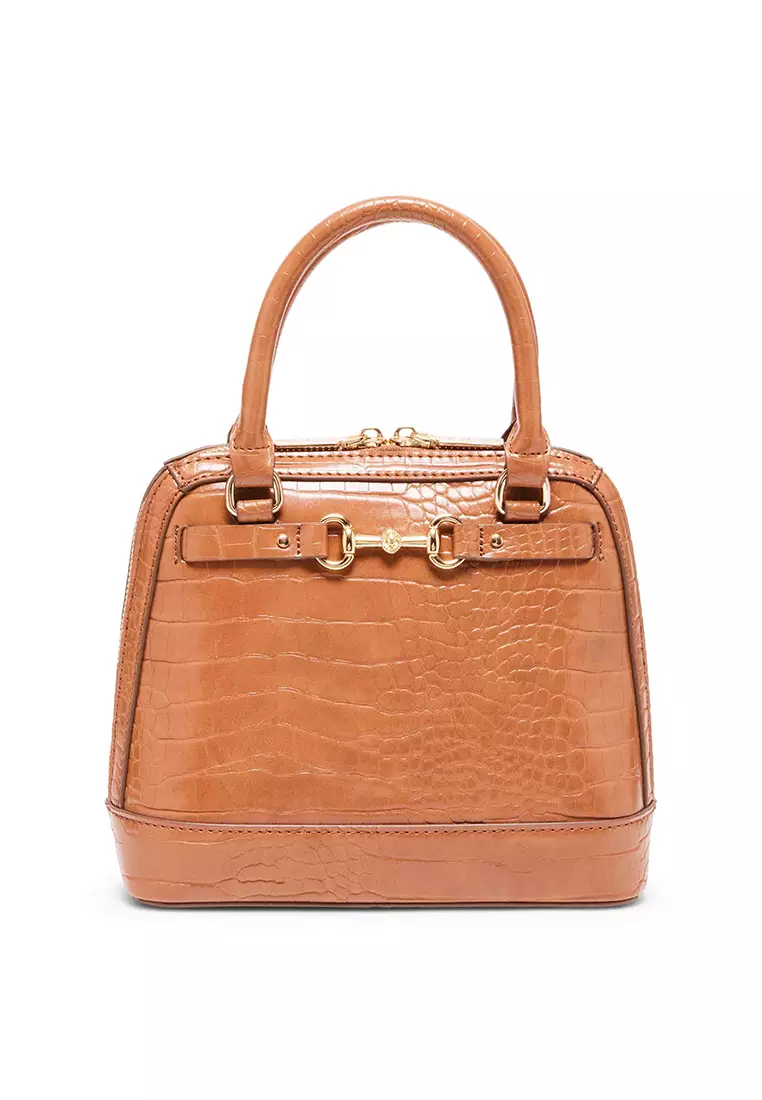 Buy Anne Klein Mini Convertible Horsebit Top Handle Satchel 2024 Online