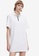 URBAN REVIVO white Polo Mini Dress 22F76AA06EB037GS_1