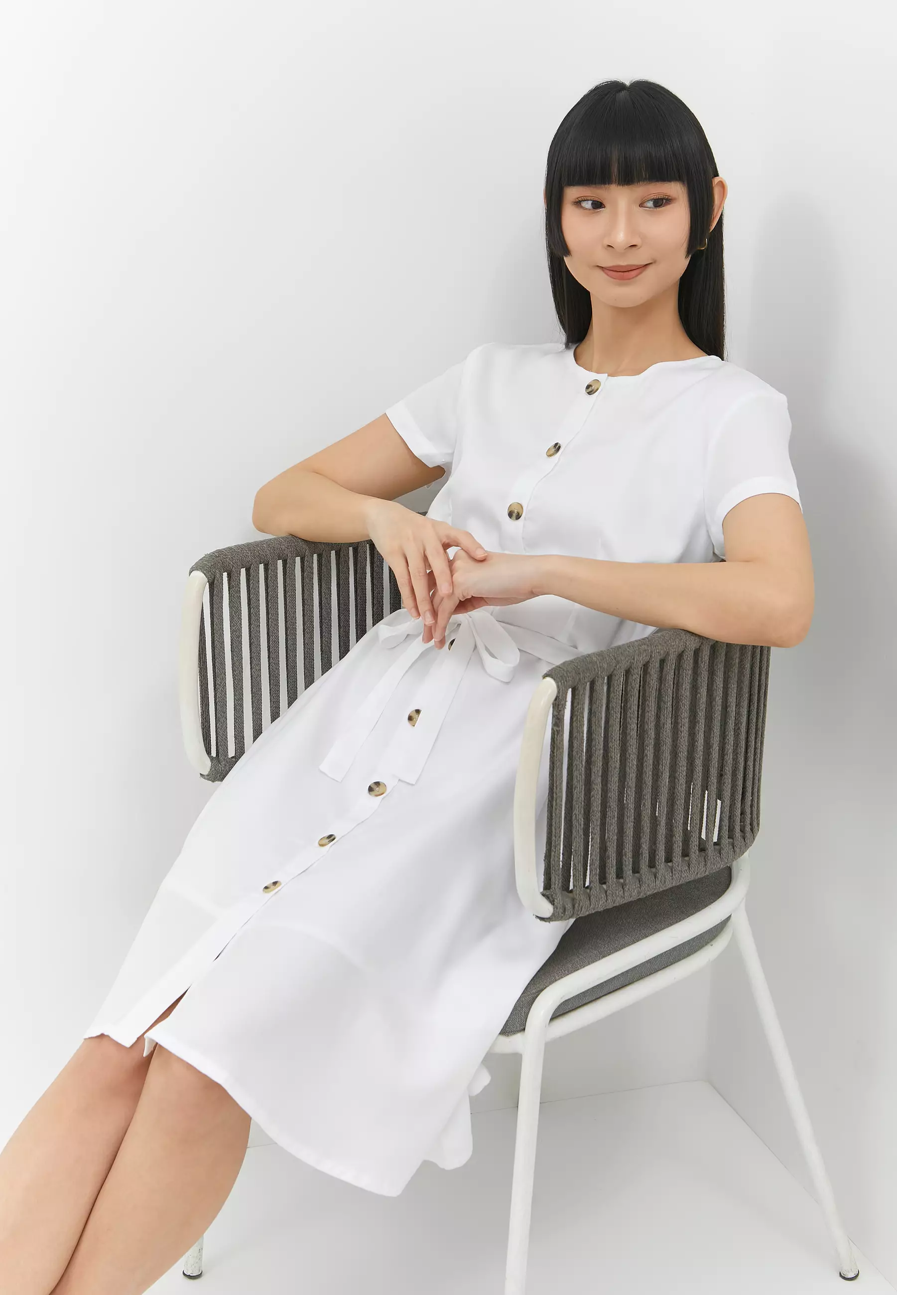 Debora White Dress (G.43125)