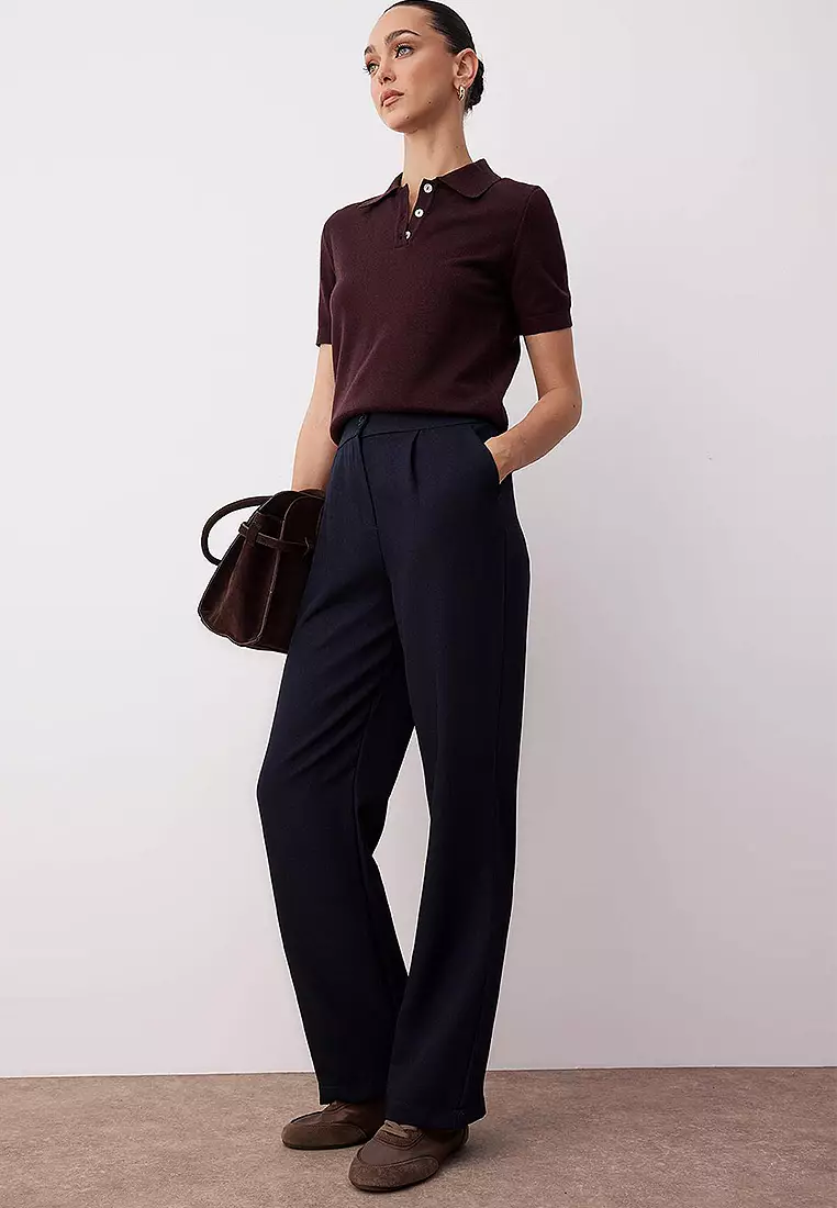 Straight Cut Trousers