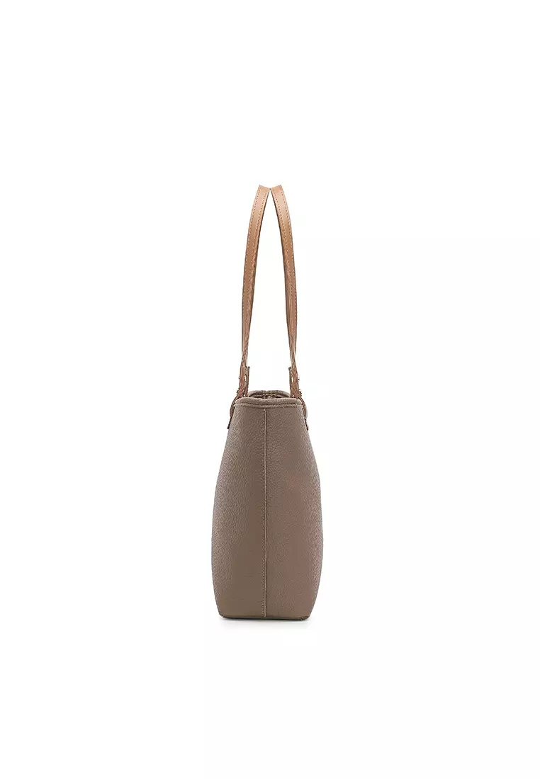 Women's Tote Bag / Shoulder Bag / Top Handle Bag - Khaki