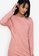 ZALORA BASICS pink Jersey Twist Back T-Shirt Dress F22C7AAAB88E28GS_3