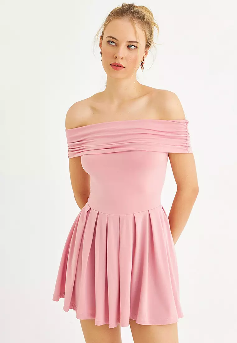 Madonna Collar Mini Dress