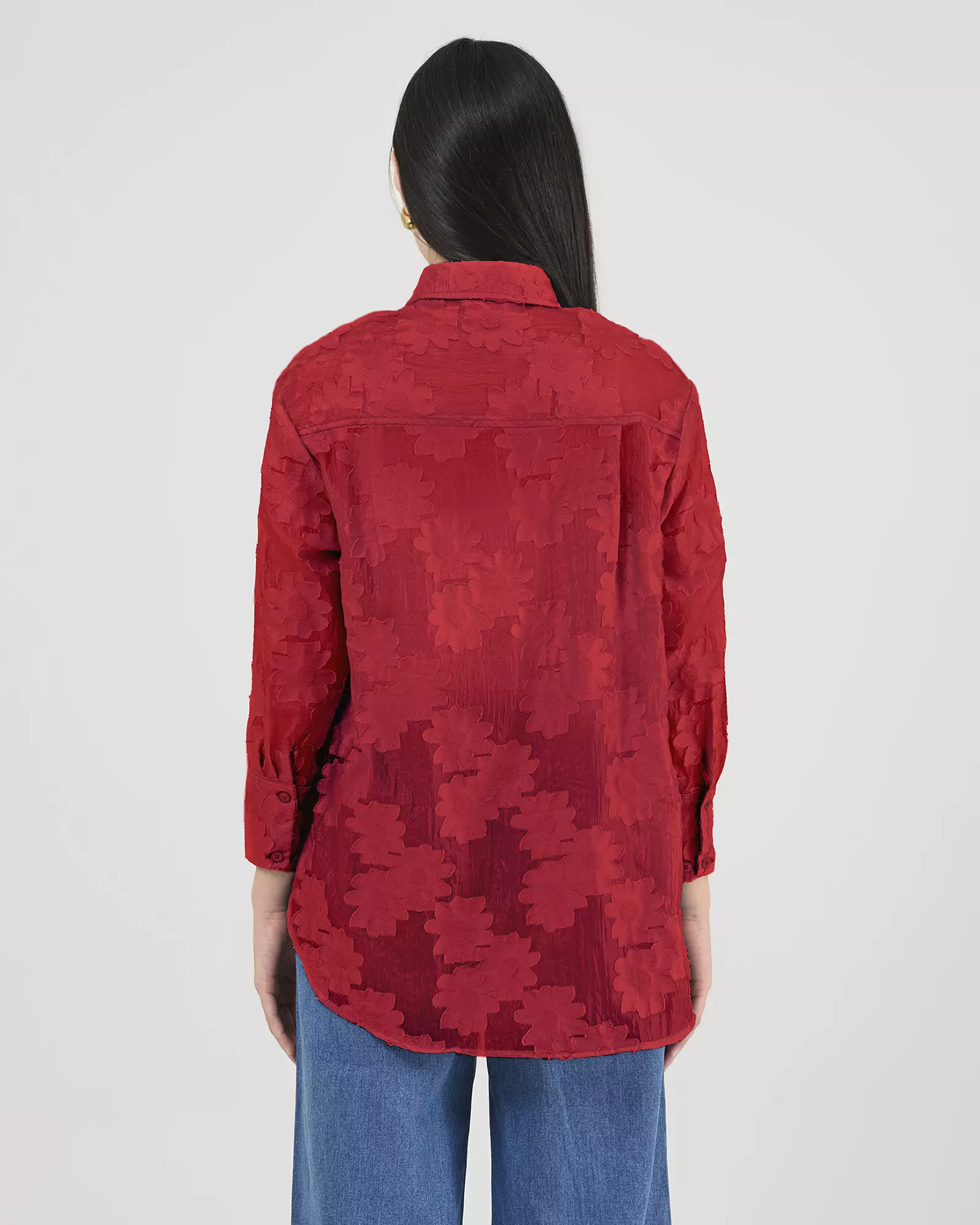 Geulis.id LIBBY SHIRT - Red