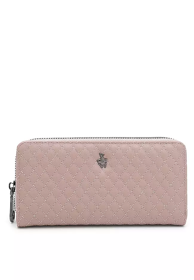 Buy Swiss Polo Quilted Long Purse / Wallet - Pink 2024 Online | ZALORA ...