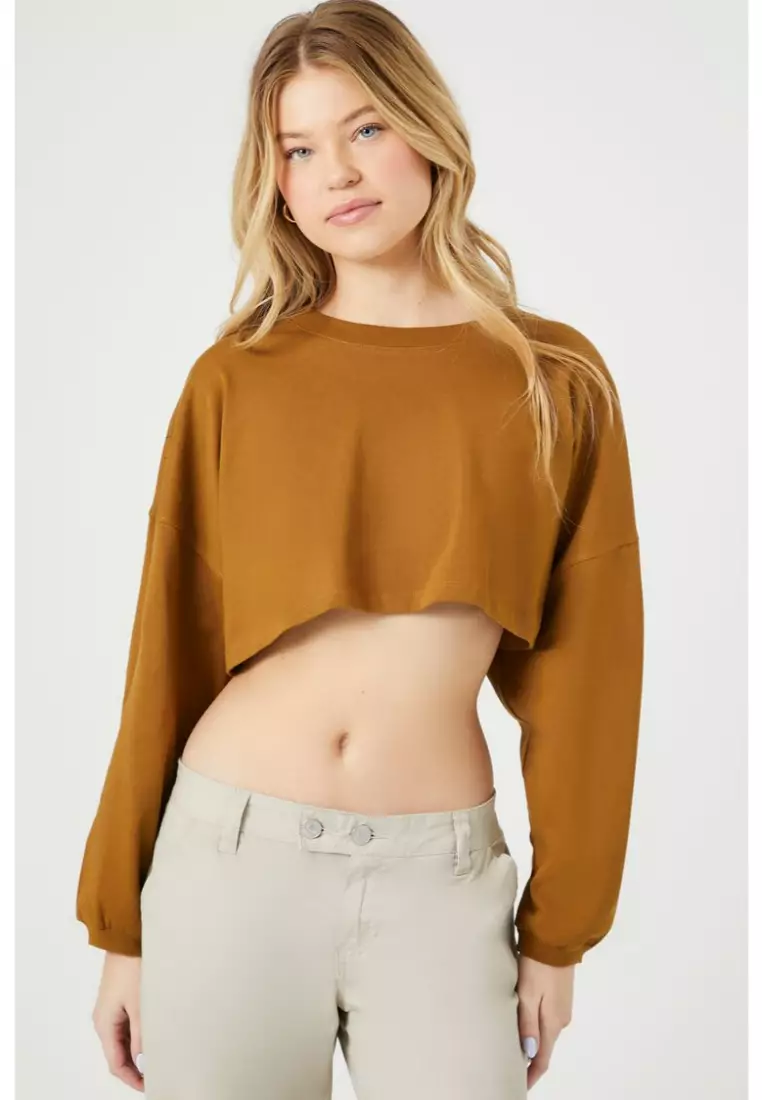 Jersey crop top forever 21 hotsell