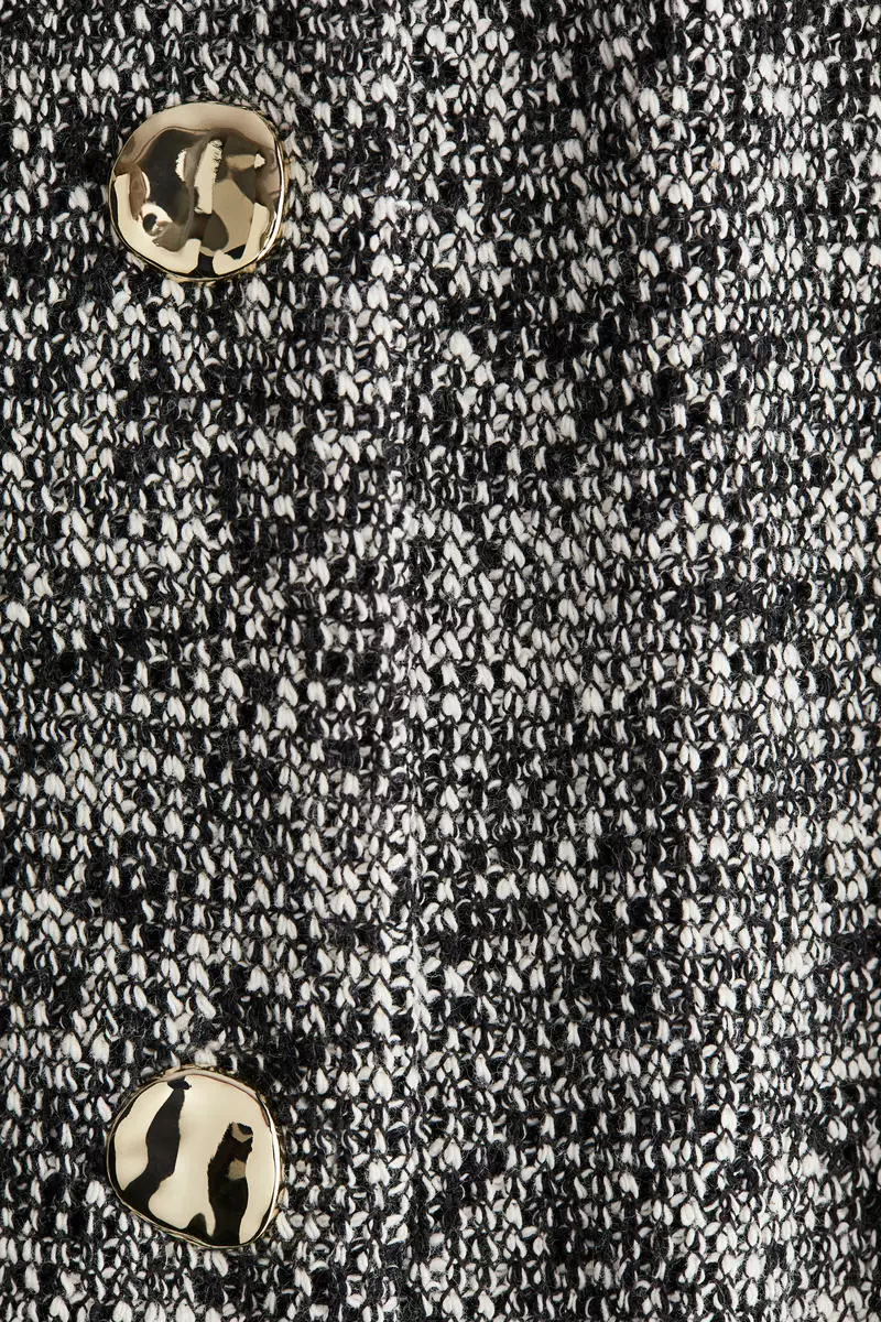 Textured jersey waistcoat