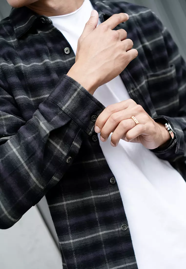 OXCON VETERANO Shadow Flannel Extra Comfort Deep Purple