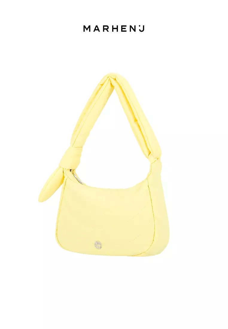 MARO MINI Nylon Crossbody Bag Lemon Yellow