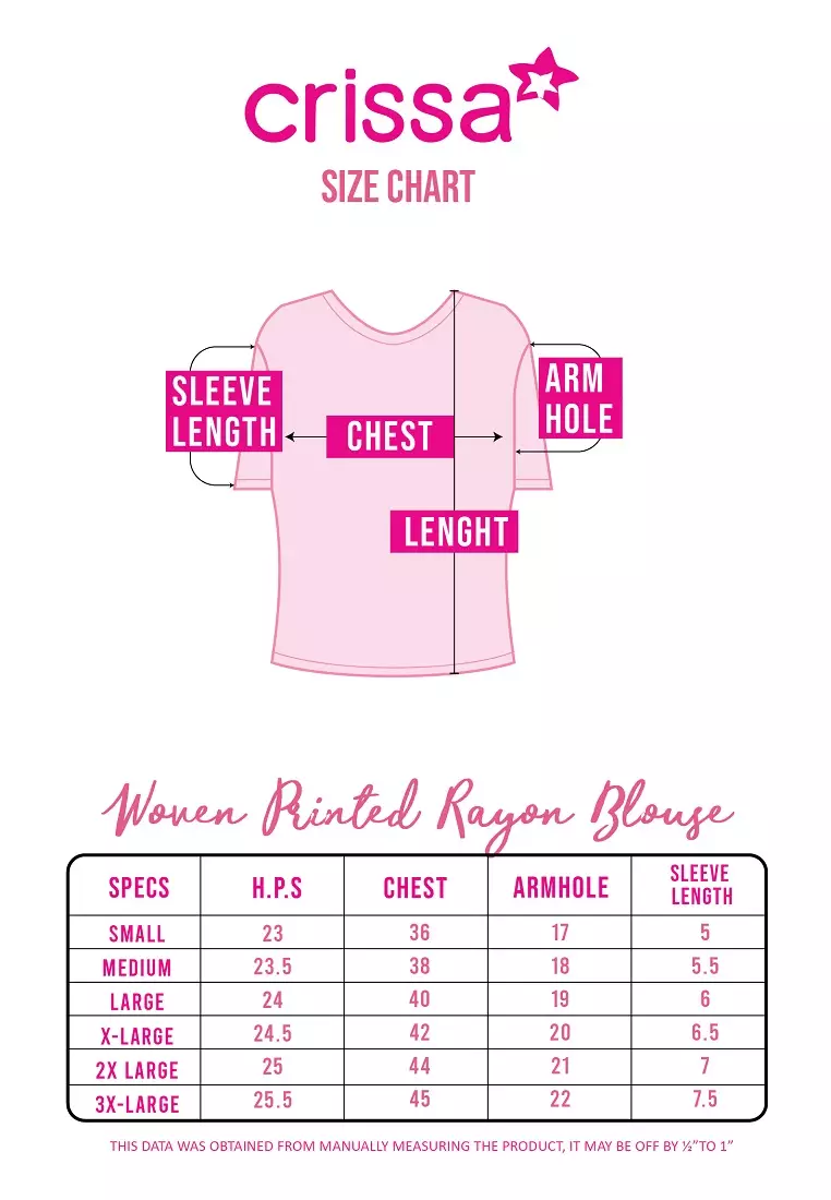 Woven Printed Rayon Short Sleeves Blouse