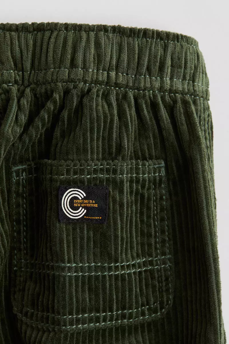 Cotton corduroy trousers