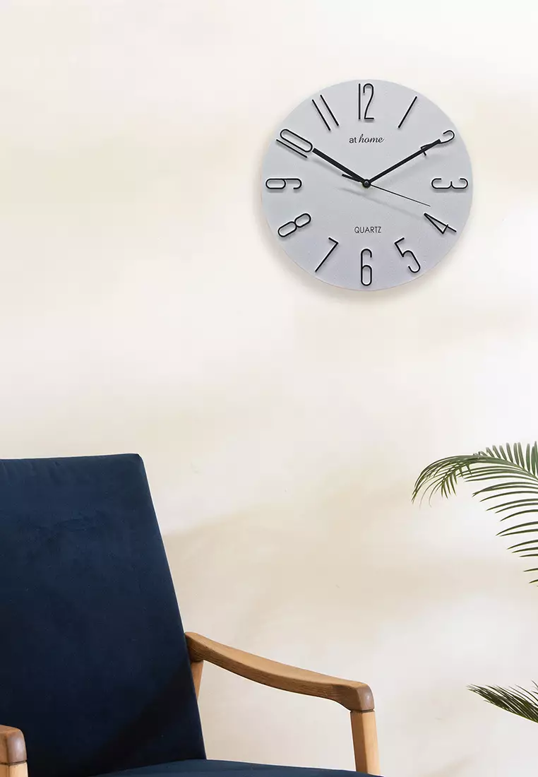 Buy At Home Sleek Silent Wall Clock 2024 Online ZALORA Philippines