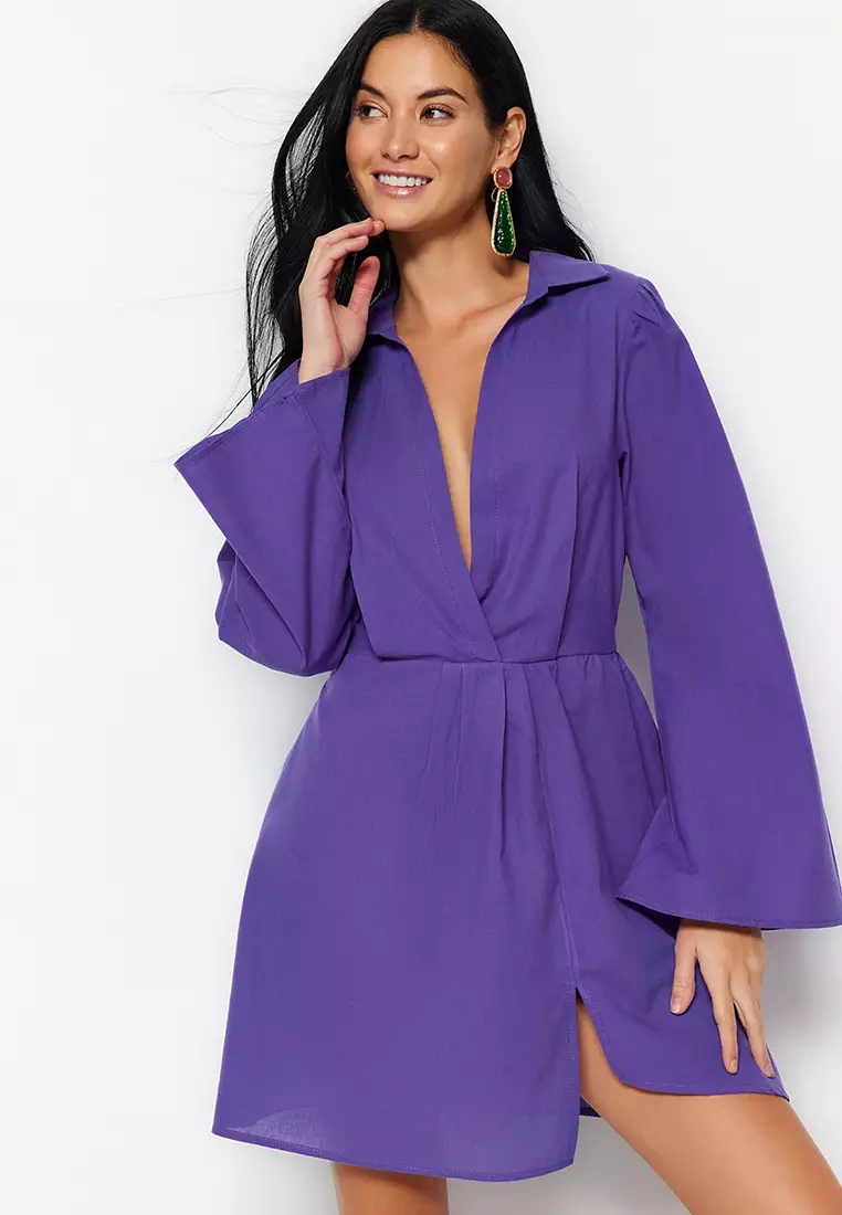 Buy Trendyol Long Sleeve Mini Dress 2024 Online ZALORA Singapore