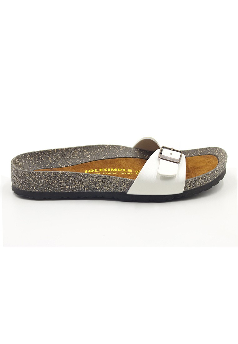 Lyon - White Sandals & Flip Flops & Slipper