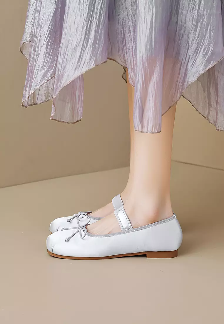 Elastic Strap Bowknot Mary Jane Shoes WW222-1