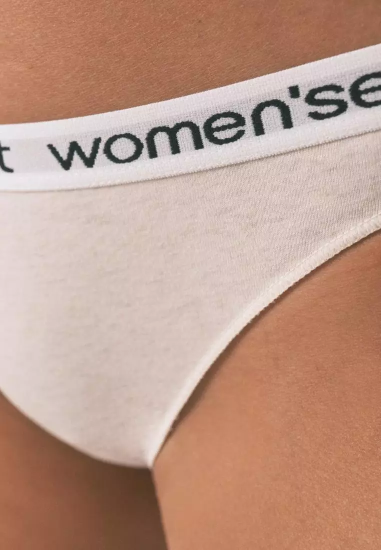 Classic Cotton Panties Pack With Ivory Logo