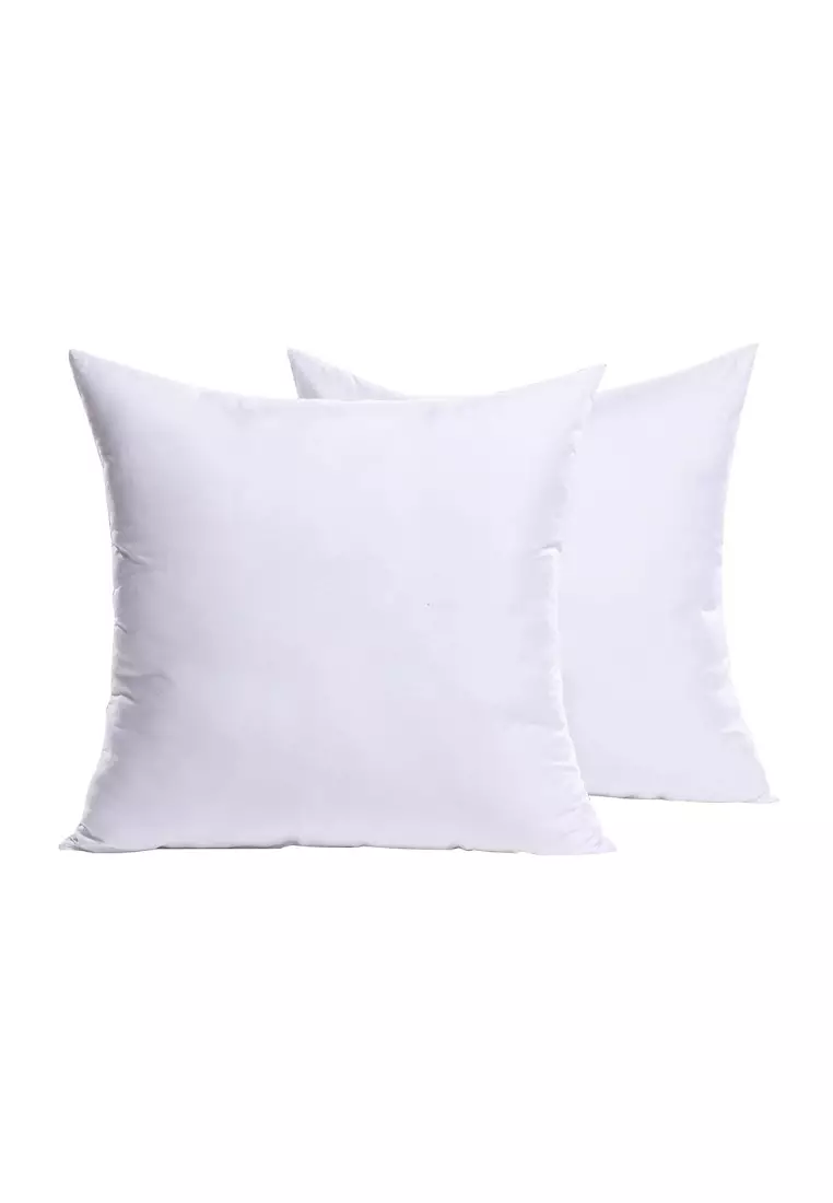 Buy FURNY MATTER White Polyester Pillow Insert 50 x 50cm (Set of 2