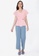 ZALORA WORK pink Wrapped Button Top 4F3DAAABC8FB79GS_4