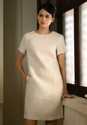Buy Tweed Dresses Online | Sale Up to 90% @ ZALORA Singapore