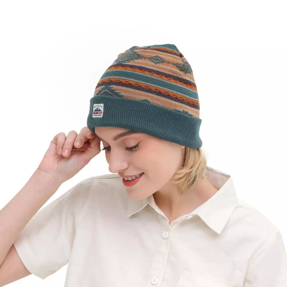 Eiger Ethnic Pattern Beanies Ws
