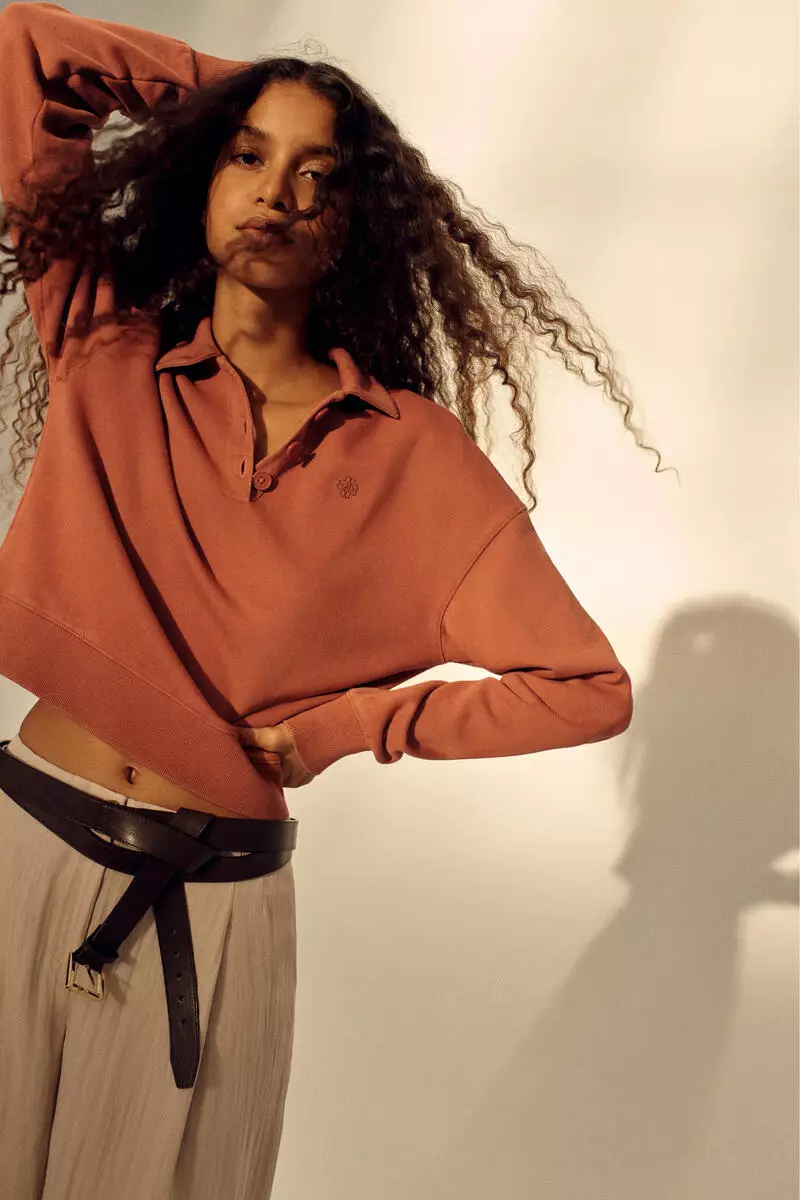 Loose-fit polo shirt