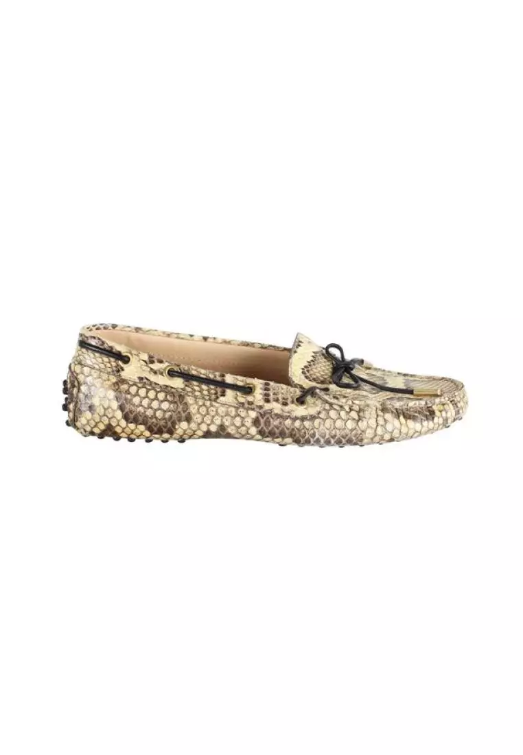 Tod's snakeskin loafers new arrivals