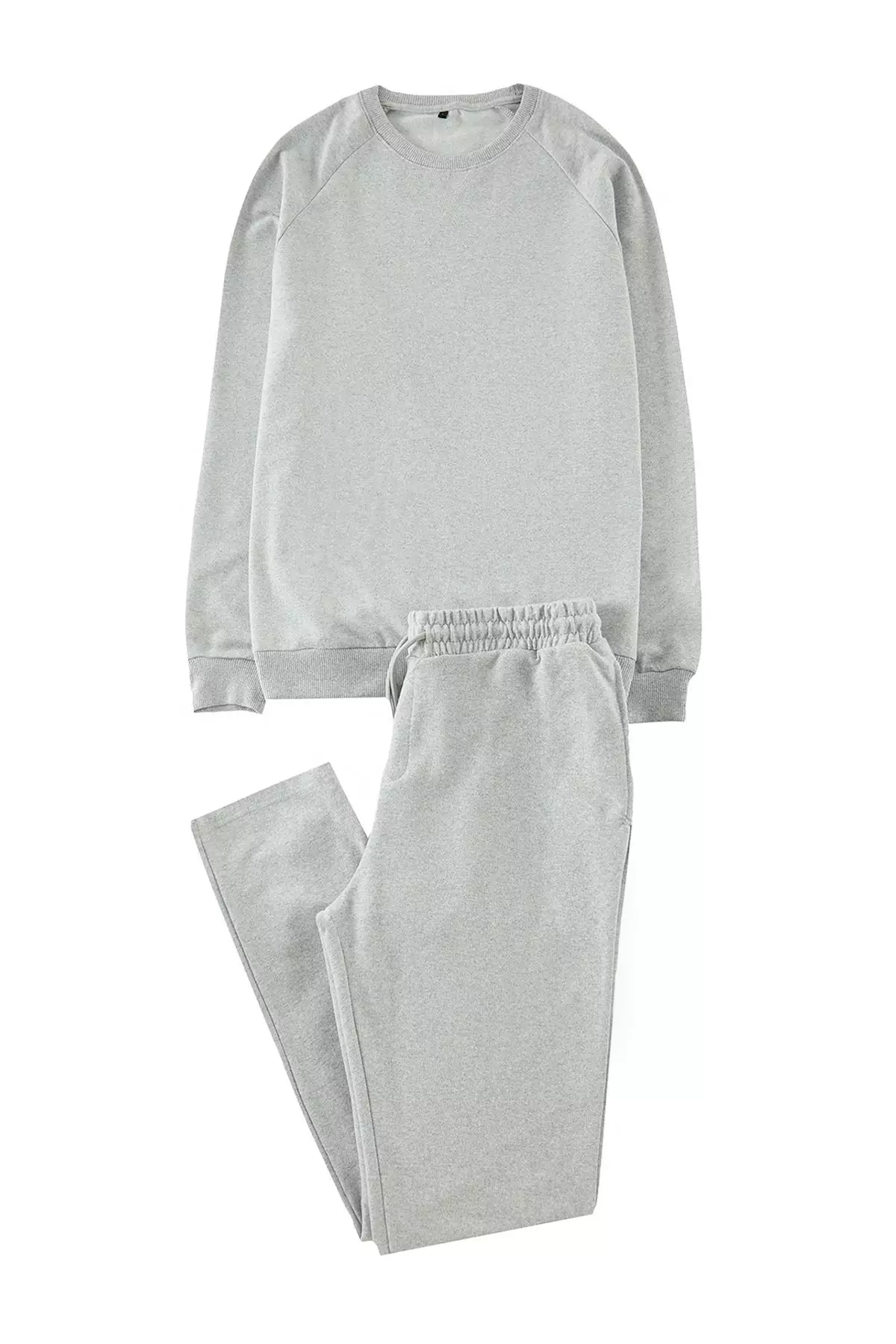 Gray Regular Fit Pajama Set TMNAW22PT0510