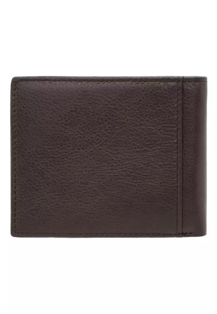 Men's Grain Leather RFID Minimalist Slim Bifold Big Wallet EWB 40363