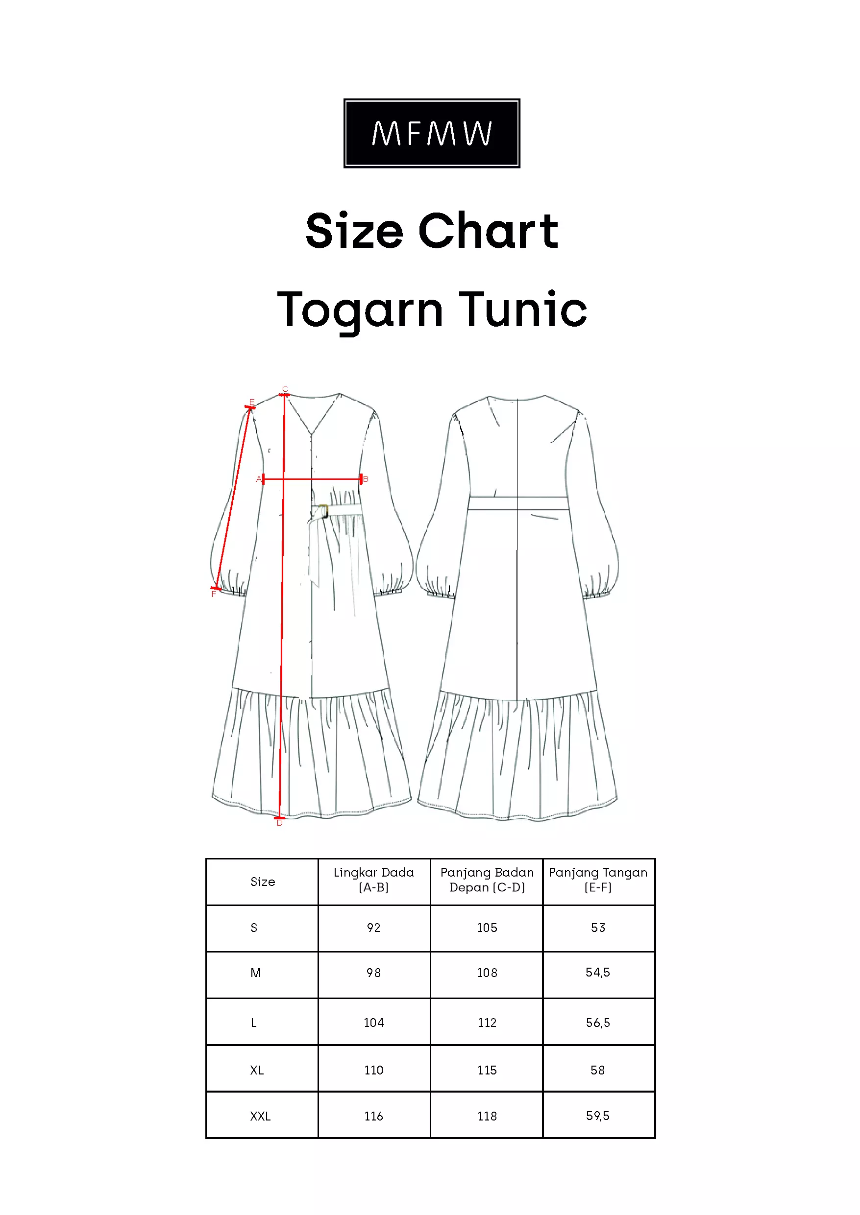 MFMW Togarn Tunik Biru
