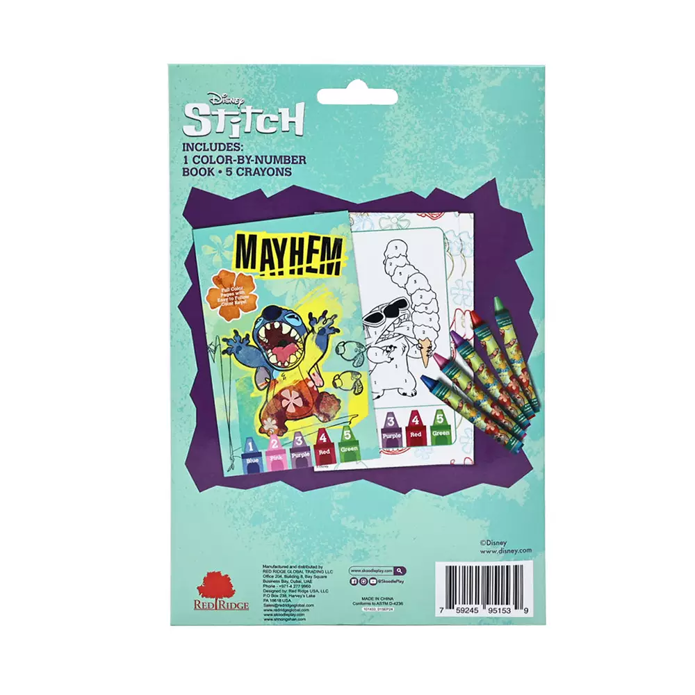 RED RIDGE SET COLOR BY NUMBER STITCH - MIX