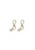 ZITIQUE gold Women's Arabian Number 8 Pearl Earrings - Gold 60B54AC3211ADAGS_1