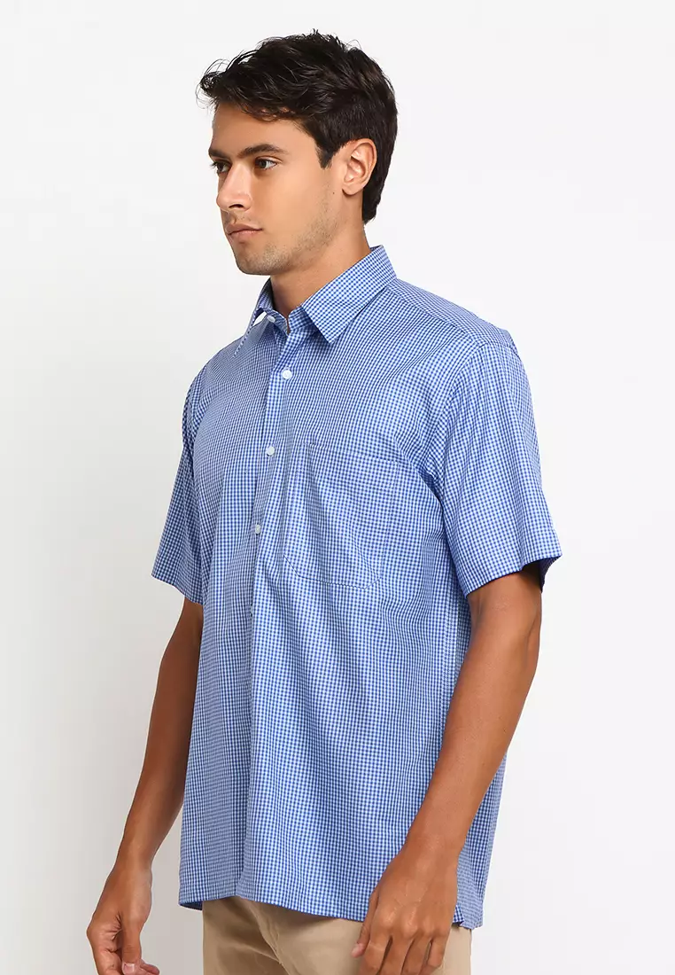 Byford Short Sleeve Kotak-kotak