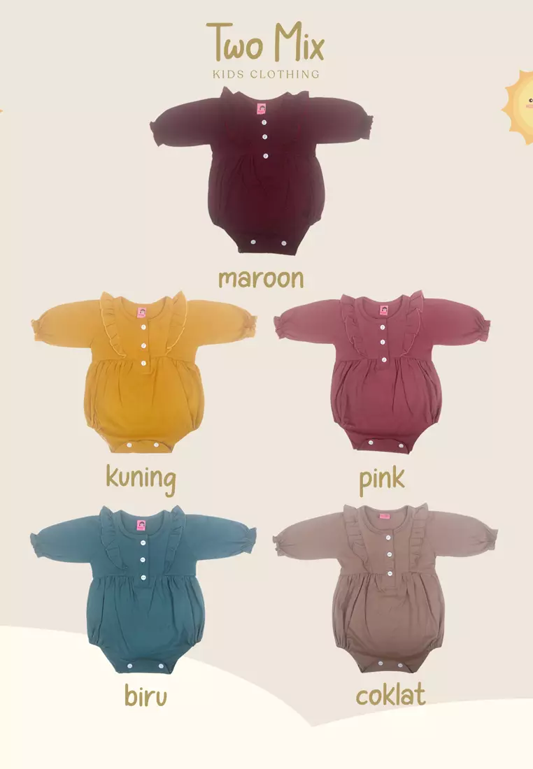 TWO MIX Jumper Bayi Bahan Kaos Katun 0-24 Bulan 4295