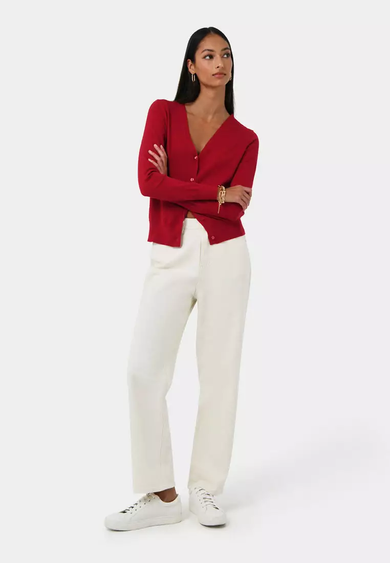 Nicolette V-Neck Knit Cardigan