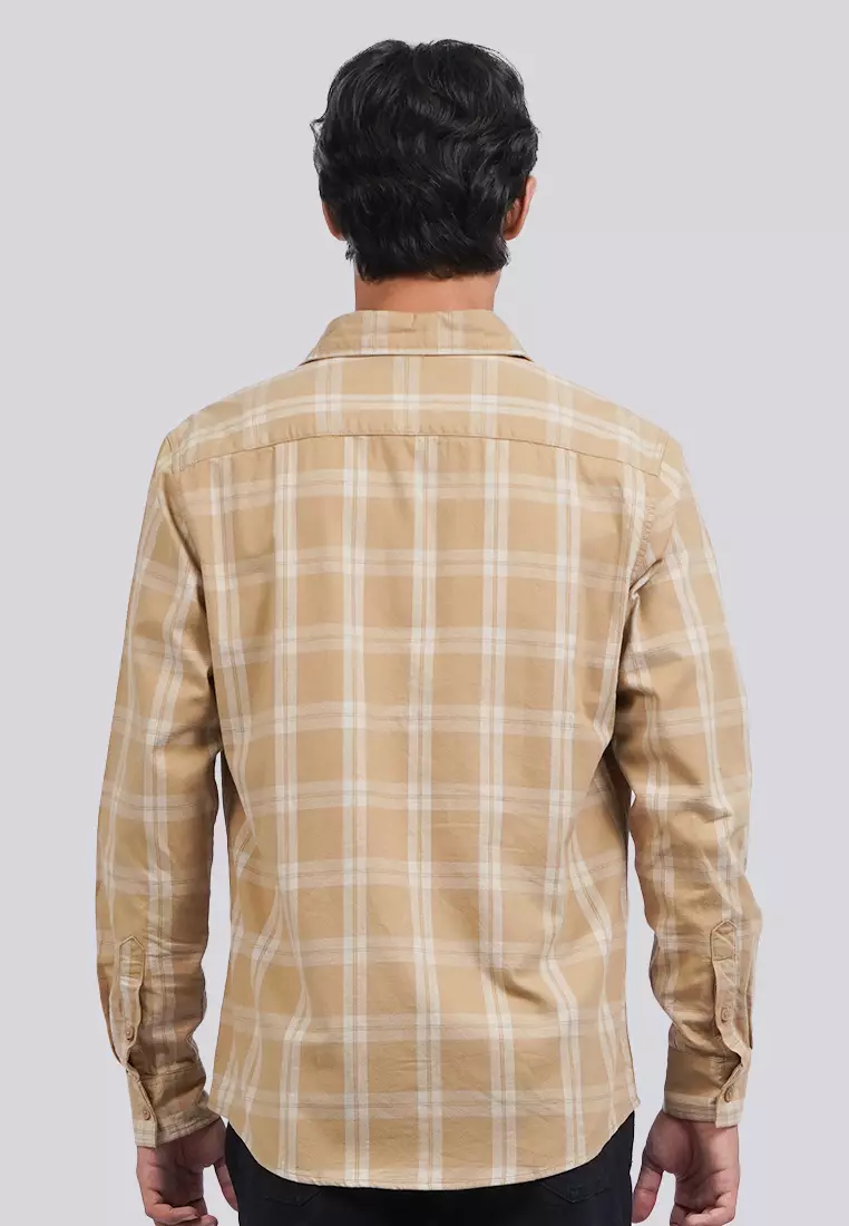 Regular Fit Long Sleeve Checks Shirt